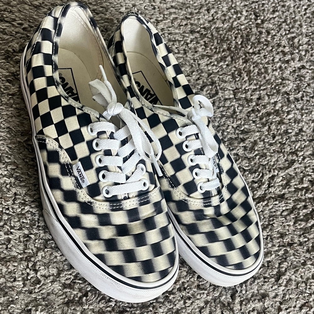Vans Black and White Checkered Shoes